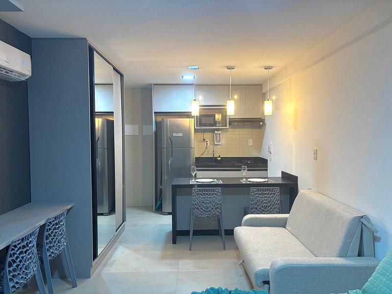 Apartamento Completo a 120m da Praia