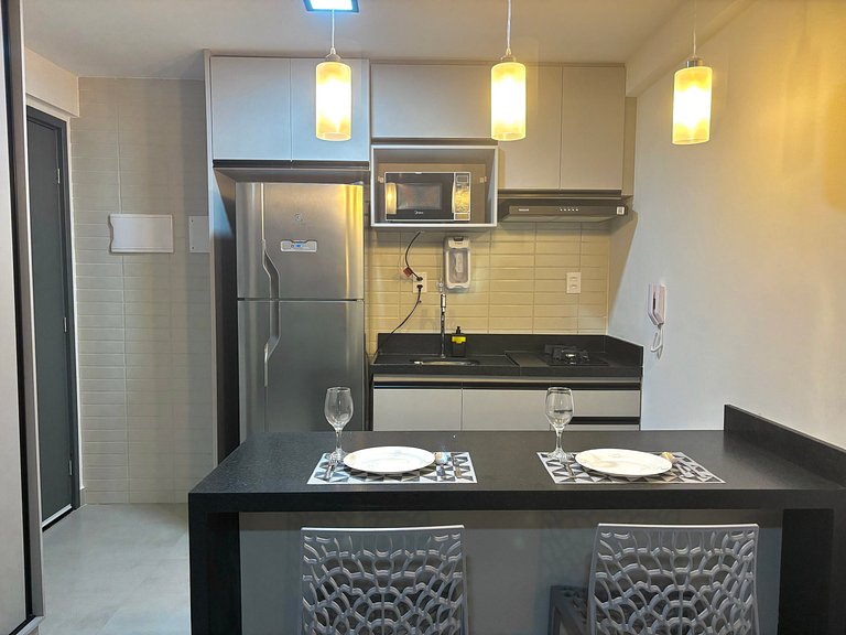 Apartamento Completo a 120m da Praia