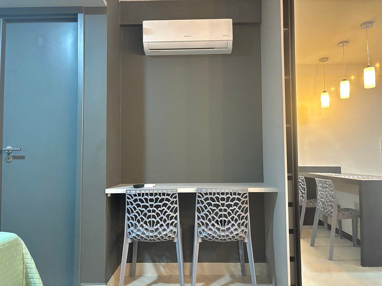 Apartamento Completo a 120m da Praia