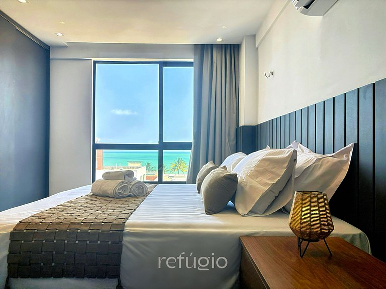Vista para o Mar em um Refúgio Completo