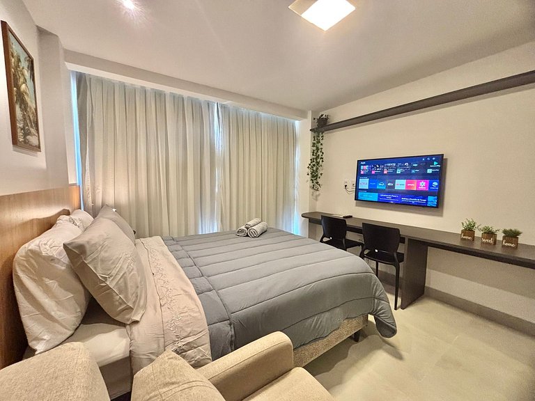 Apartamento com vista espetacular do mar