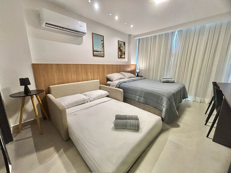 Apartamento com vista espetacular do mar