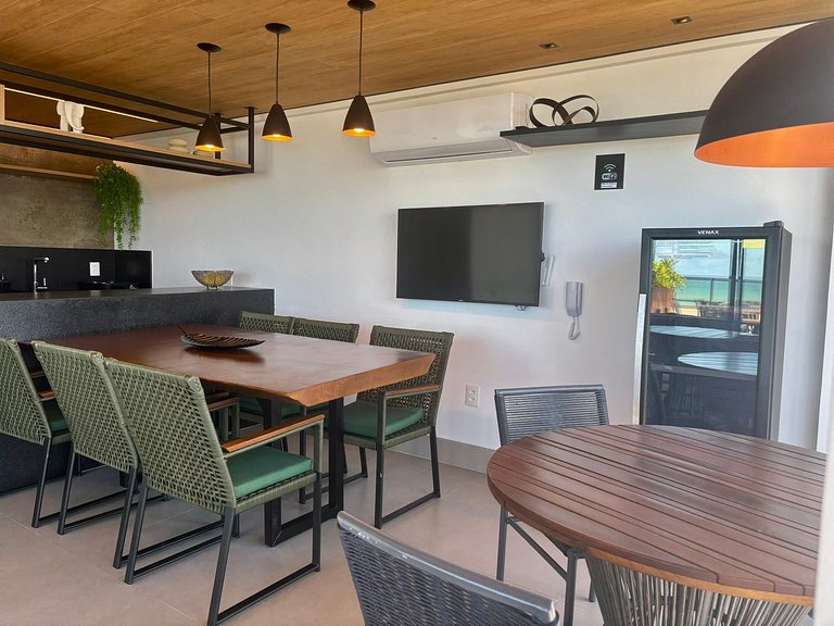 Apartamento Completo a 120m da Praia