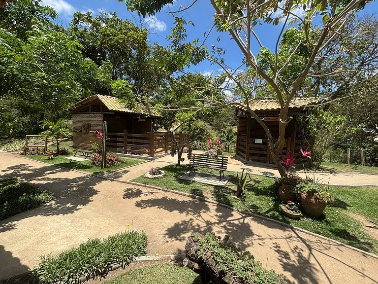 Refúgio aconchegante c/ Piscina no Águas da Serra