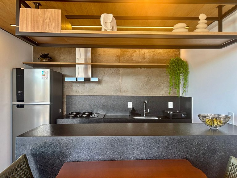 Apartamento Completo a 120m da Praia