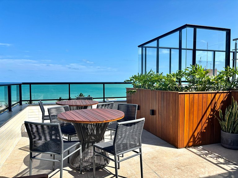 Apartamento Completo a 120m da Praia