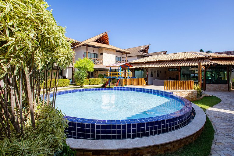Bangalô no Paraíso | Com Piscinas e Praia a 120m