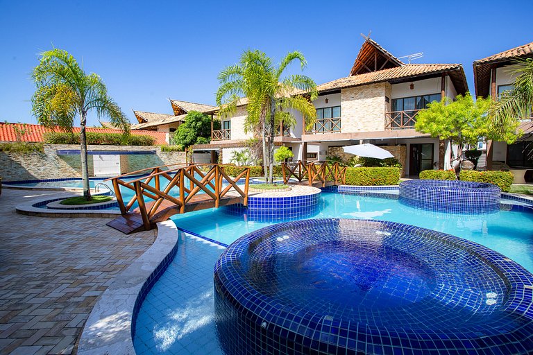 Bangalô no Paraíso | Com Piscinas e Praia a 120m