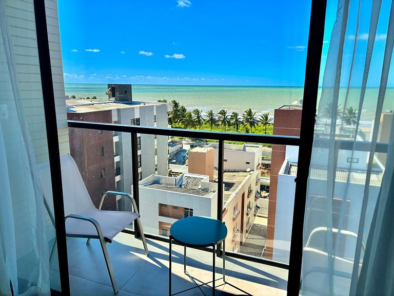 Apartamento com vista espetacular do mar